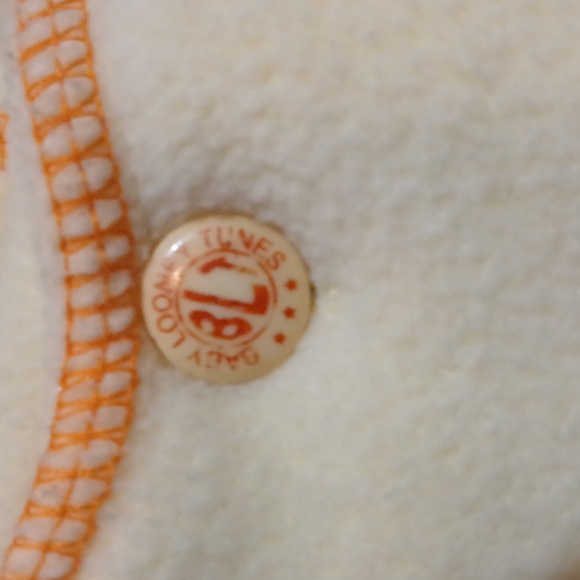 Vintage baby looney tunes tweety bird one piece warm pale yellow 0-6 months - Picture 4 of 11